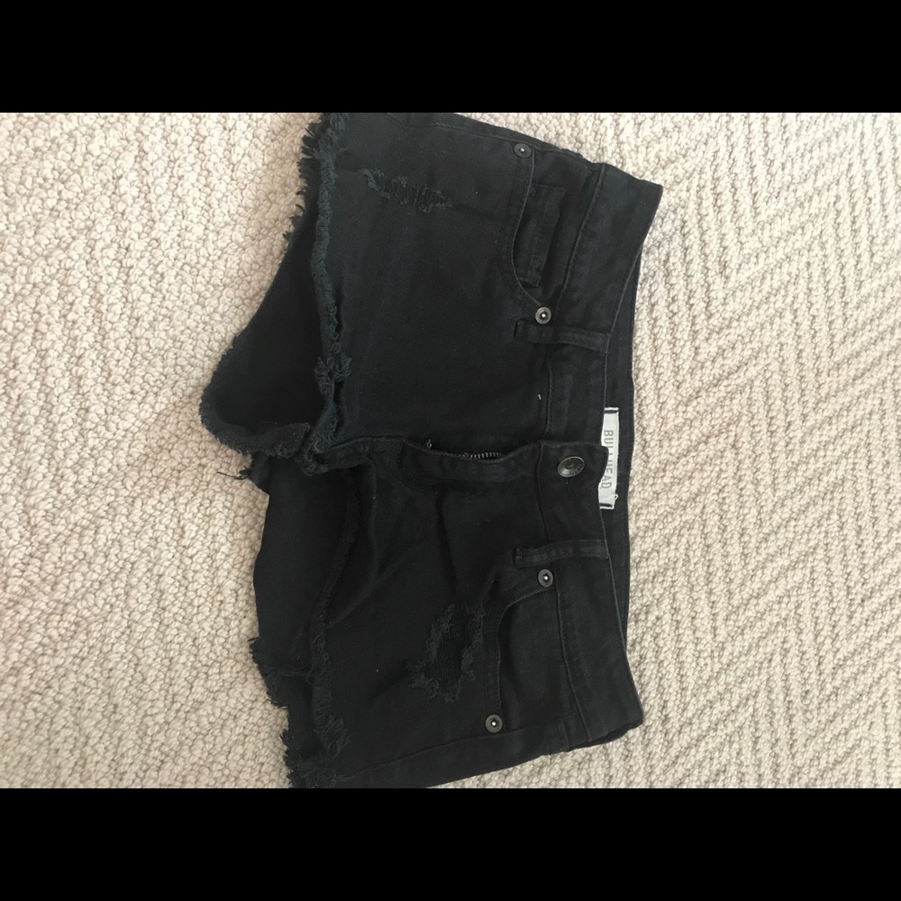 Pacsun Black denim shorts